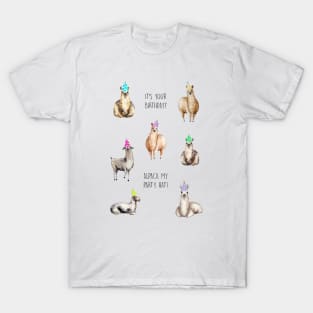 ALPACA MY PARTY HAT T-Shirt